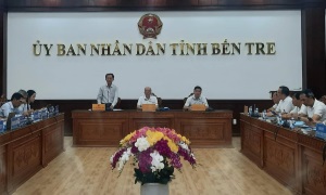 Đoàn cán bộ tuyên giáo, báo chí, xuất bản TP. Hồ Chí Minh tìm hiểu về tình hình kinh tế - xã hội tỉnh Bến Tre